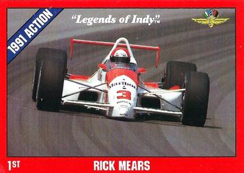 1992 Collegiate Collection Legends of Indy #2 Rick Mears Front
