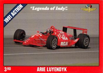 1992 Collegiate Collection Legends of Indy #4 Arie Luyendyk Front