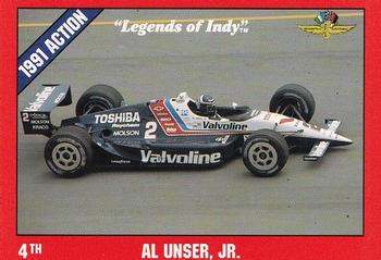 1992 Collegiate Collection Legends of Indy #5 Al Unser Jr. Front
