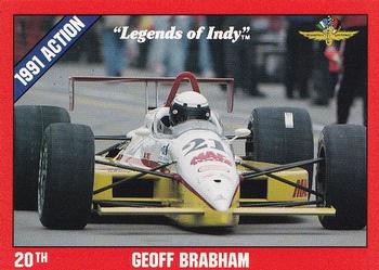 1992 Collegiate Collection Legends of Indy #21 Geoff Brabham Front