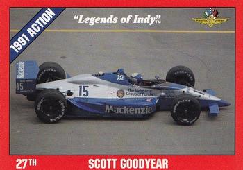 1992 Collegiate Collection Legends of Indy #28 Scott Goodyear Front
