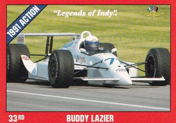 1992 Collegiate Collection Legends of Indy #34 Buddy Lazier Front