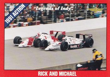 1992 Collegiate Collection Legends of Indy #42 Rick and Michael Front