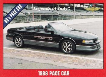 1992 Collegiate Collection Legends of Indy #55 1988 Pace Car Front