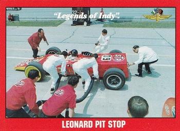 1992 Collegiate Collection Legends of Indy #70 Leonard Pit Stop Front