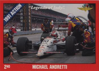 1992 Collegiate Collection Legends of Indy #NNO Michael Andretti's Car Front