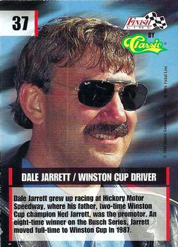 1995 Finish Line #37 Dale Jarrett Back