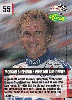 1995 Finish Line #55 Morgan Shepherd Back