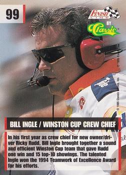 1995 Finish Line #99 Bill Ingle Back
