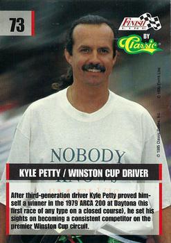 1995 Finish Line #73 Kyle Petty Back