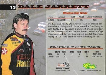 1995 Finish Line Coca-Cola 600 #13 Dale Jarrett Back