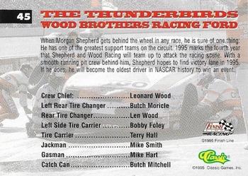 1995 Finish Line Coca-Cola 600 #45 The Thunderbirds-#21 Back