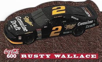 1995 Finish Line Coca-Cola 600 - Die Cuts #C2 Rusty Wallace Front