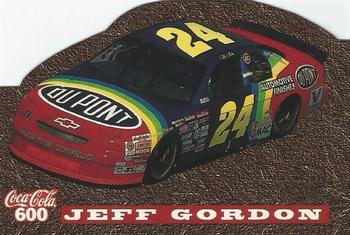 1995 Finish Line Coca-Cola 600 - Die Cuts #C3 Jeff Gordon Front