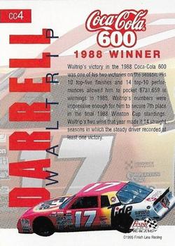 1995 Finish Line Coca-Cola 600 - Winners #CC4 Darrell Waltrip Back