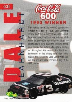 1995 Finish Line Coca-Cola 600 - Winners #CC8 Dale Earnhardt Back