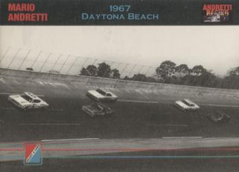 1992 Collect-a-Card Andretti Family Racing #3 1967 Daytona Beach Front