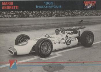 1992 Collect-a-Card Andretti Family Racing #12 1965 Indianapolis Front