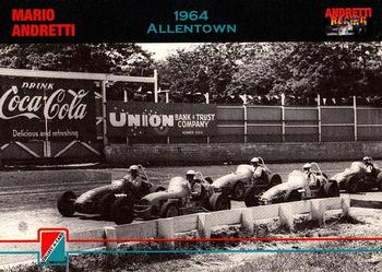 1992 Collect-a-Card Andretti Family Racing #23 1964 Allentown Front