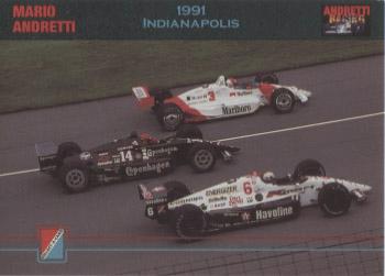 1992 Collect-a-Card Andretti Family Racing #41 1991 Indianapolis Front