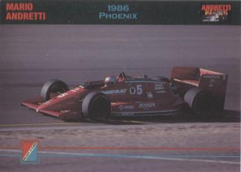 1992 Collect-a-Card Andretti Family Racing #52 1986 Phoenix Front