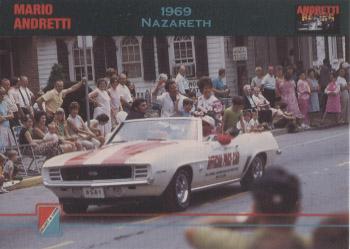 1992 Collect-a-Card Andretti Family Racing #69 1969 Nazareth Front