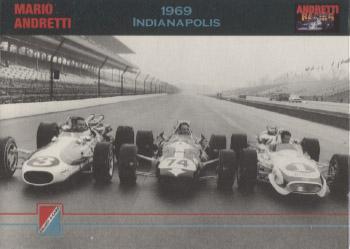 1992 Collect-a-Card Andretti Family Racing #72 1969 Indianapolis Front