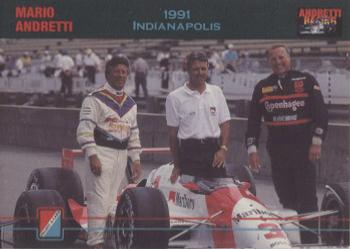 1992 Collect-a-Card Andretti Family Racing #78 1991 Indianapolis Front