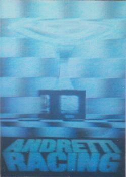 1992 Collect-a-Card Andretti Family Racing #NNO Factory Set Hologram Front