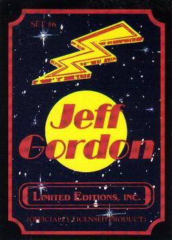1992 Limited Editions Jeff Gordon #1 Cover Card Front