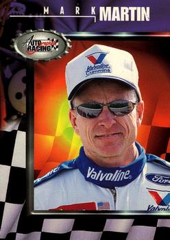 1997 Score Board Autographed #17 Mark Martin Front