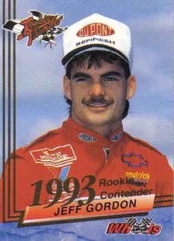 1993 Wheels Rookie Thunder #32 Jeff Gordon Front