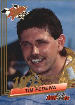 1993 Wheels Rookie Thunder #40 Tim Fedewa Front
