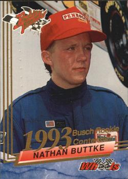1993 Wheels Rookie Thunder #43 Nathan Buttke Front