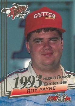 1993 Wheels Rookie Thunder - Platinum #42 Roy Payne Front