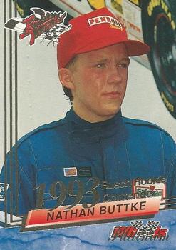 1993 Wheels Rookie Thunder - Platinum #43 Nathan Buttke Front