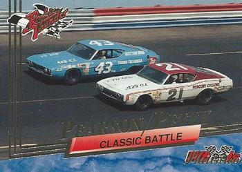 1993 Wheels Rookie Thunder - Platinum #95 Richard Petty/David Pearson Cars Front