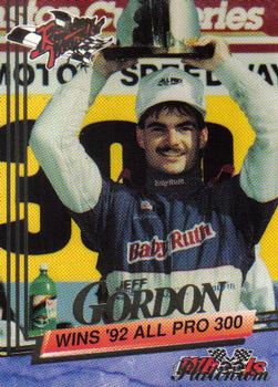 1993 Wheels Rookie Thunder - Platinum #70 Jeff Gordon Front