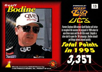 1996 Pinnacle Speedflix - Artist's Proof #13 Geoff Bodine Back
