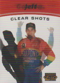 1996 Pinnacle Speedflix - Clear Shots #2 Jeff Gordon Front