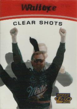 1996 Pinnacle Speedflix - Clear Shots #4 Rusty Wallace Front