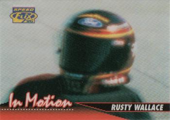 1996 Pinnacle Speedflix - In Motion #4 Rusty Wallace's Helmet Front