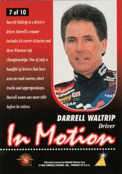 1996 Pinnacle Speedflix - In Motion #7 Darrell Waltrip's Helmet Back