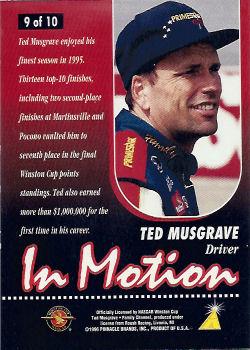 1996 Pinnacle Speedflix - In Motion #9 Ted Musgrave's Helmet Back