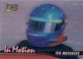 1996 Pinnacle Speedflix - In Motion #9 Ted Musgrave's Helmet Front