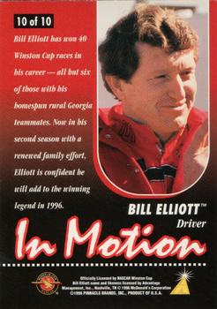 1996 Pinnacle Speedflix - In Motion #10 Bill Elliott's Helmet Back