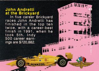 1993 Hi-Tech Indy #43 John Andretti Back