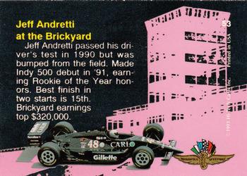 1993 Hi-Tech Indy #53 Jeff Andretti Back