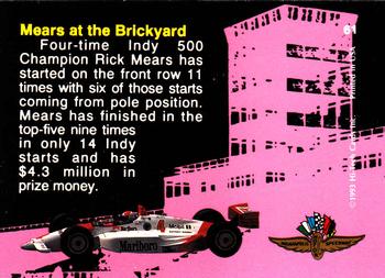 1993 Hi-Tech Indy #61 Rick Mears Back