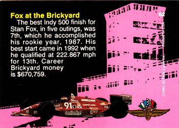 1993 Hi-Tech Indy #62 Stan Fox Back